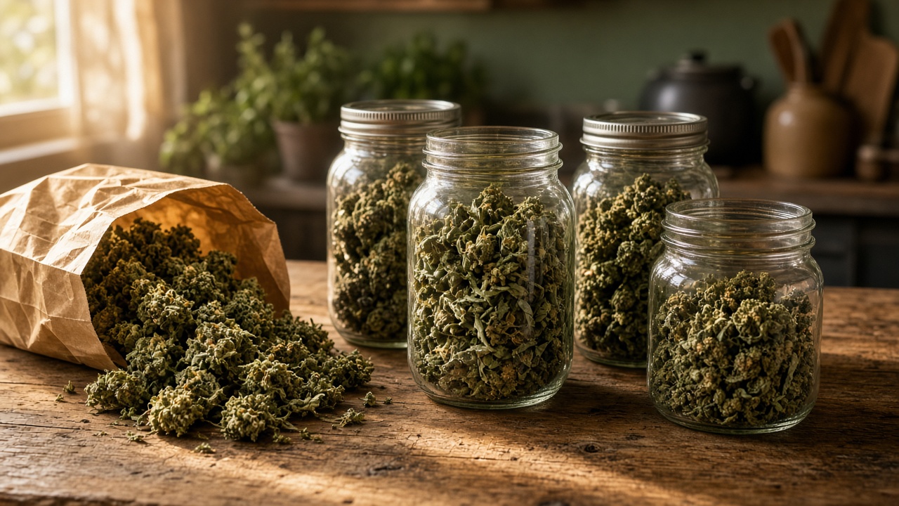 Different Ways to Cure a Cannabis Harvest