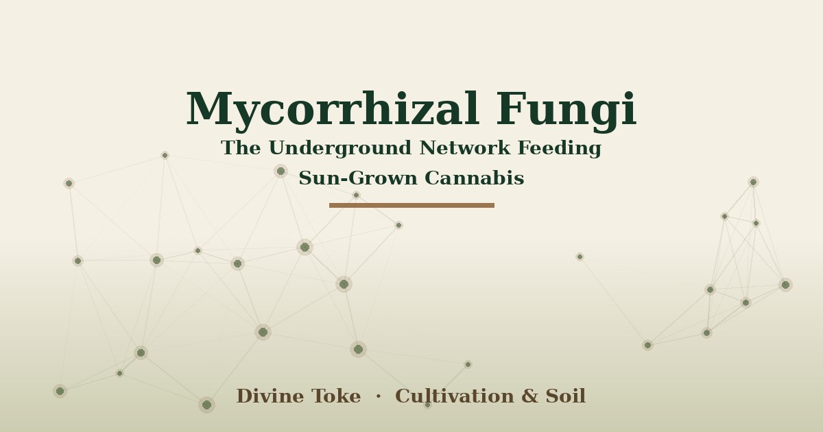 Mycorrhizal Fungi: The Underground Network Feeding Sun-Grown Cannabis