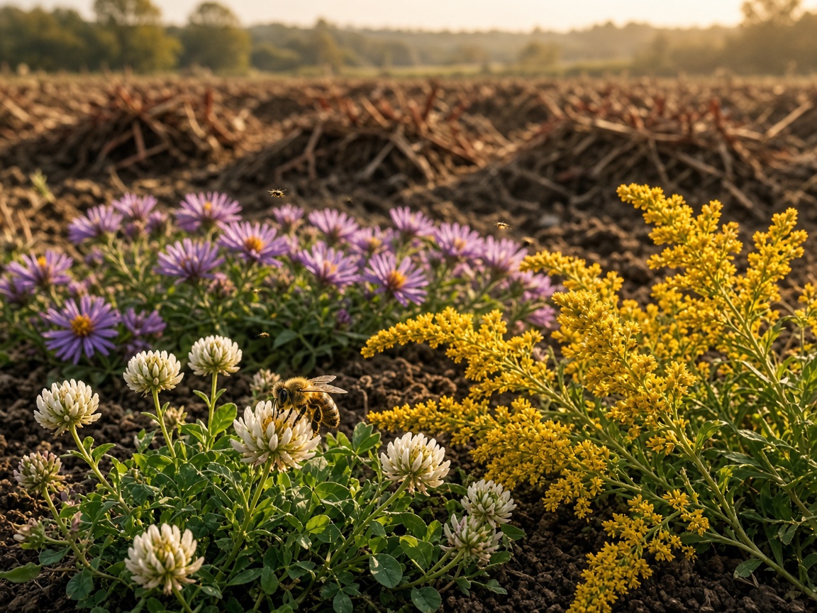 Pollinators After Harvest: Michigan IPM When the Crop Is Cut